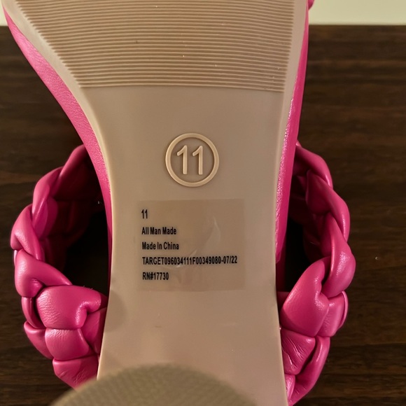 Women's Basil Mule Heels Magenta - A New Day - SIZE 11 - Picture 11 of 12